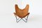 American Brown Butterfly Chair by Jorge Ferrari-Hardoy for Knoll Inc. / Knoll International, 1970s 1