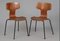 3103 Hammer Chairs by Arne Jacobsen for Fritz Hansen, 1960s, Set of 2 1