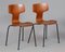 3103 Hammer Chairs by Arne Jacobsen for Fritz Hansen, 1960s & 1980s, Set of 4 11