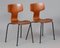 Chaises Hammer 3103 par Arne Jacobsen pour Fritz Hansen, 1960s & 1980s, Set de 4 11