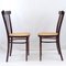 Sedie Mid-Century in paglia di Vienna, set di 4, Immagine 9