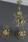 Wrought Iron and Glass Pendant Light & Sconces, Set of 3 13