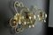 Wrought Iron and Glass Pendant Light & Sconces, Set of 3 6
