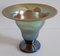 Myra Vase oder Schale auf Ständer aus Kristallglas in Blau, Grün & Gold von WMF, 1930er 1