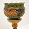 Antique Majolica Porcelain Plant Stands , Set of 2, Image 7