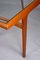 Vintage Danish Teak & Glass Dining Table by Arne Hovmand Olsen for Mogens Kold 3