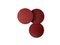 Tables Basses Charlotte Triple Rouge Foncé, Set de 3 3