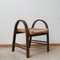 Mid-Century French Bentwood and Rope Stool by Adrien Audoux & Frida Minet 8
