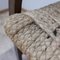 Sgabello Mid-Century in legno curvato e corda di Adrien Audoux & Frida Minet, Francia, Immagine 10