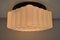 Milk Glass and Metal Ceiling or Wall Light, 1970s 4