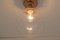 Lampada da soffitto Art Déco in ottone, anni '30, Immagine 8