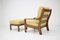 Fauteuil Mid-Century avec Repose-Pieds, 1960s, Set de 2 2