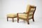 Mid-Century Armchair with Footstool, 1960s, Set of 2 2