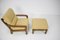 Mid-Century Armchair with Footstool, 1960s, Set of 2, Image 16