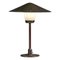 Danish Bronze Table Lamp from Lyfa, 1950s 1