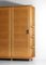 French Oak Frame Wardrobe by Guillerme Et Chambron, 1960s, Image 3