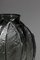 Vaso grande in vetro grigio di Verlys, anni '40, Immagine 6