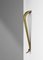 Large Italian Gilt Bronze Door Handles, 1950s, Set of 2, Image 2