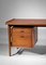 Large Teak Scandinavian Desk by Arne Vodder, Image 9