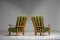 Solid Oak Grand Repos Armchairs by Guillerme and Chambron, Set of 2, Image 14