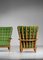 Solid Oak Grand Repos Armchairs by Guillerme and Chambron, Set of 2 16