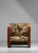 French Modernist Armchair in Art Deco Fabric with Geometric Patterns, 1930s, Image 7