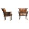 Armchairs in Palm Wood, Set of 2 1