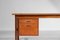 Large Danish Teak Desk with Pedestal 6