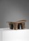 Small African Stool in Solid Wood, 1960s, Image 8