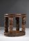 60s African Carved Wooden Gueridon Sofa End Side Table, E557, Image 11