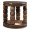 60s African Carved Wooden Gueridon Sofa End Side Table, E557, Image 1