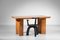 Französischer Schreibtisch aus Pinienholz im Stil von Charlotte Perriand, 1960er 9