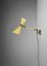 Lámpara de pared Milano de metal lacado en amarillo de Stillux, años 50, Imagen 2