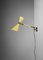 Milano Yellow Lacquered Metal Italian Wall Lamp from Stillux, 1950s 2