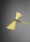 Milano Yellow Lacquered Metal Italian Wall Lamp from Stillux, 1950s, Image 3