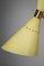 Lampada da parete Milano in metallo laccato giallo di Stillux, anni '50, Immagine 7