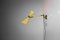 Lámpara de pared Milano de metal lacado en amarillo de Stillux, años 50, Imagen 5