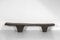 Asymmetrical African Bench in Dark Wood, 1960s 13