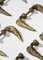 Italian Bronze Door Handles, 1950s, Set of 12, Image 6