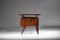 Großer italienischer Schreibtisch aus Holz & Glas von Vittorio Dassi 13