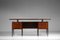 Large Italian Wood and Glass Desk by Vittorio Dassi 3
