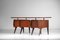 Large Italian Wood and Glass Desk by Vittorio Dassi 12