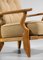 Oak Grand Repos Lounge Chair by Guillerme Et Chambron, 1960s, Image 14