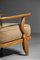 Oak Grand Repos Lounge Chair by Guillerme Et Chambron, 1960s, Image 17