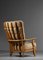 Oak Grand Repos Lounge Chair by Guillerme Et Chambron, 1960s 11