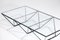 Italian Glass and Metal Coffee Table by Paolo Piva for B&B Italia 4