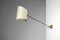 French Wall Lamp on Ball Joint in Style of Robert Mathieu or Pierre, 1950s, Image 2