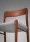 Chaises Scandinaves en Teck par Niels Otto Moller, Set de 13 14