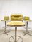 Sgabelli da bar Space Age vintage in velluto verde, set di 3, Immagine 4