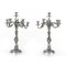 Second Empire Style Silver Candlesticks, Set of 2 1